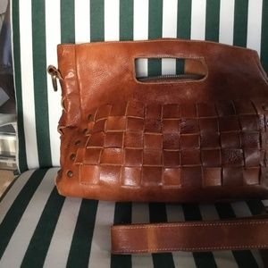 Bed Stu Orchid Cognac Dip dye bag